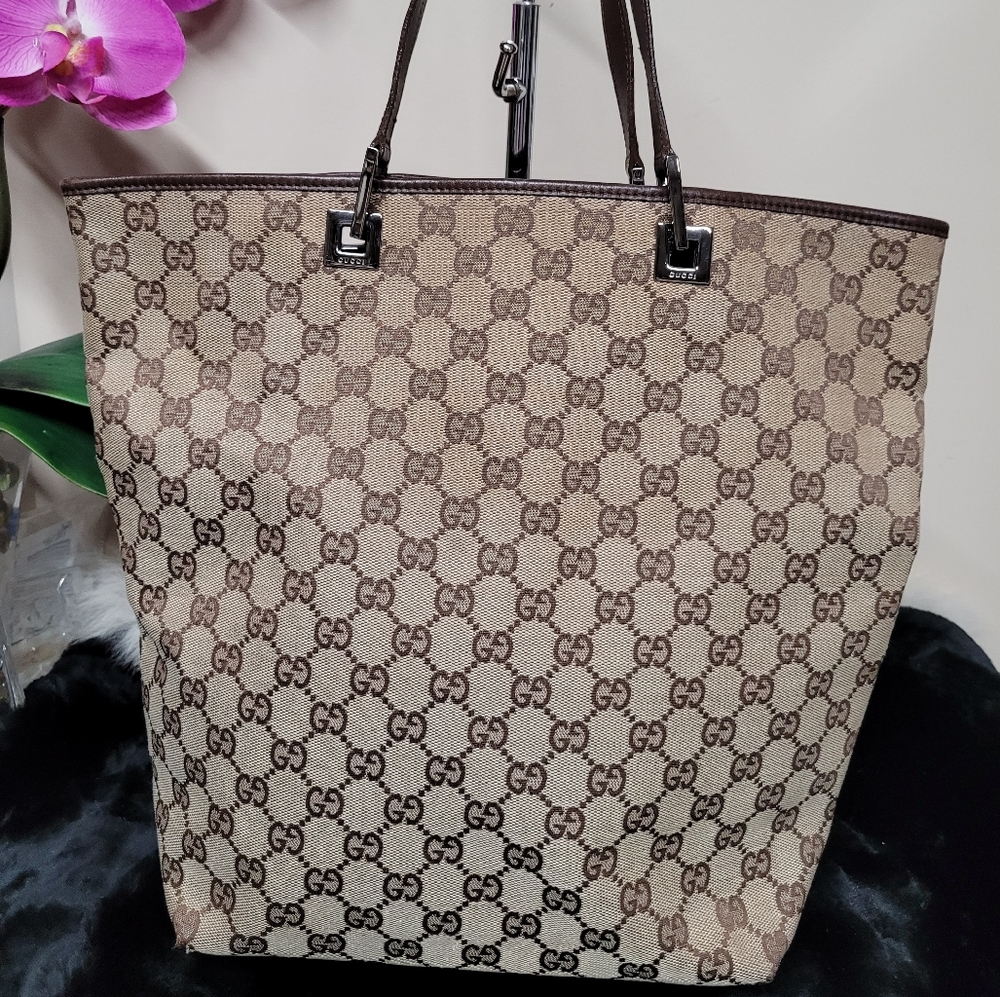 🛑SOLD🛑Gucci Beige and Brown Women's Tote Bag